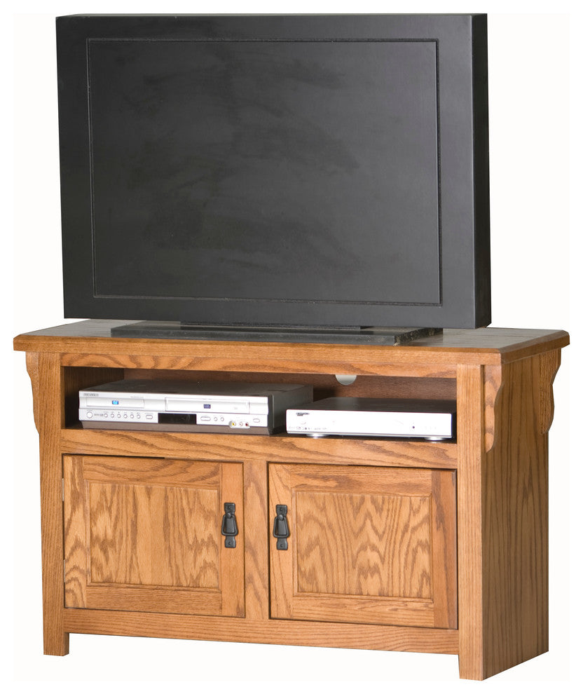 43" Mission TV Cart, Yellow Oak