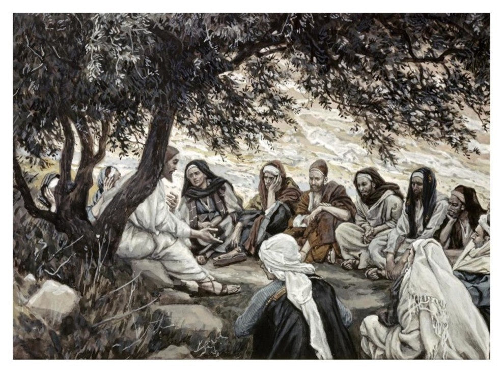 "Christ's Exhortation To The Twelve Apostles" Print by James Tissot, 32"x24"