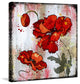Marmont Hill, "Poppy Talk" by Vicki Butler Painting Print, Wrapped Canvas