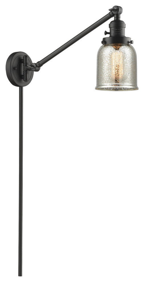 INNOVATIONS LIGHTING 237-OB-G58-LED Small Bell 1 Light Swing Arm