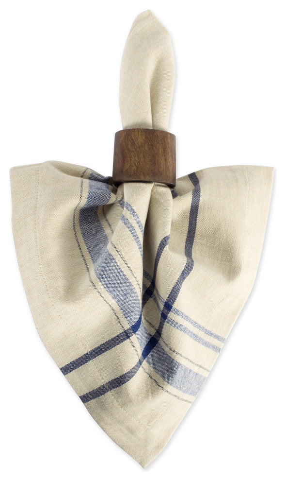 DII Nautical Blue French Stripe Napkin, Set of 6