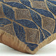 Blue Decorative Throw Pillow Covers 20"x20" Silk Cushion Cover - Moroccan Blue