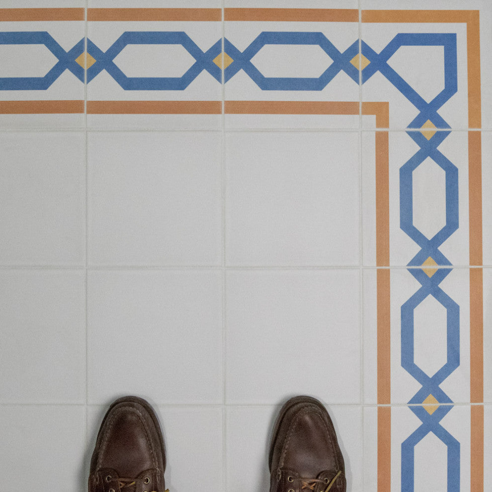 Revival Ceramic Floor and Wall Tile, White