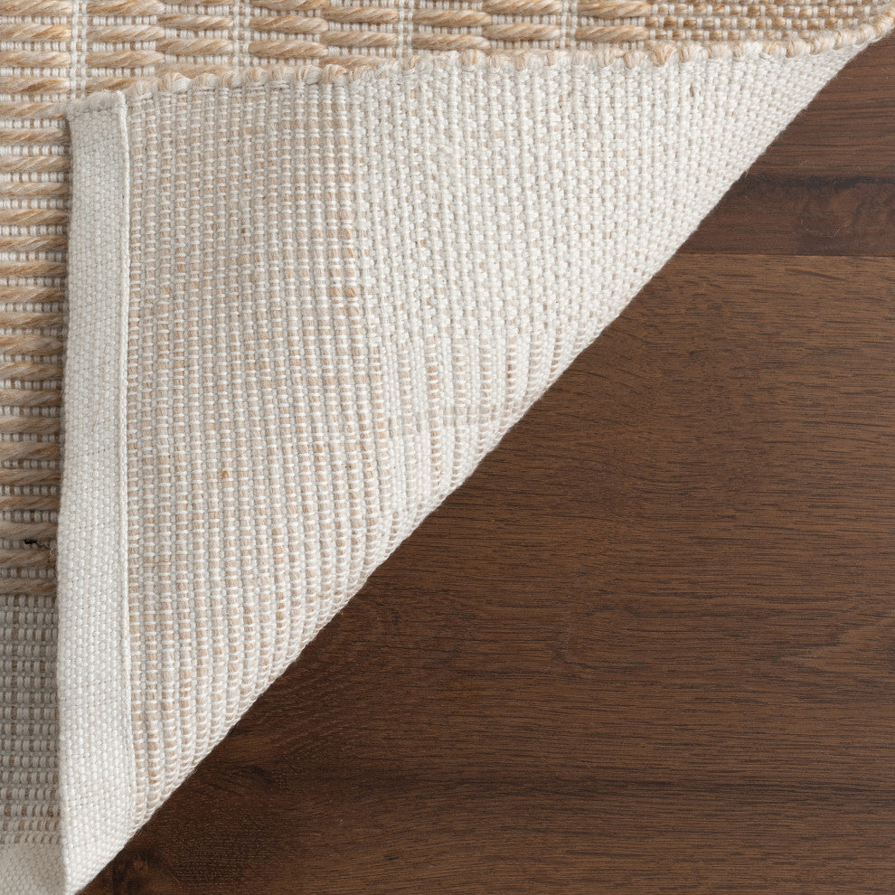 Nuloom Erina Striped Outdoor Rug, Beige 9' x 12'