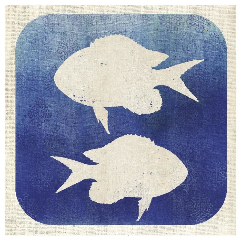 "Watermark Fish" Digital Paper Print by Studio Mousseau, 42"x42"