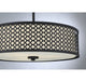3-Light Pendant, Matte Black