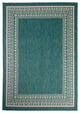 Outdoor Collection Oriental Accent Water Proof Rug, Ocean, 7'10"x10'