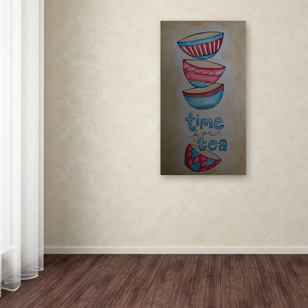 'Tea Time' Canvas Art by Nicole Dietz