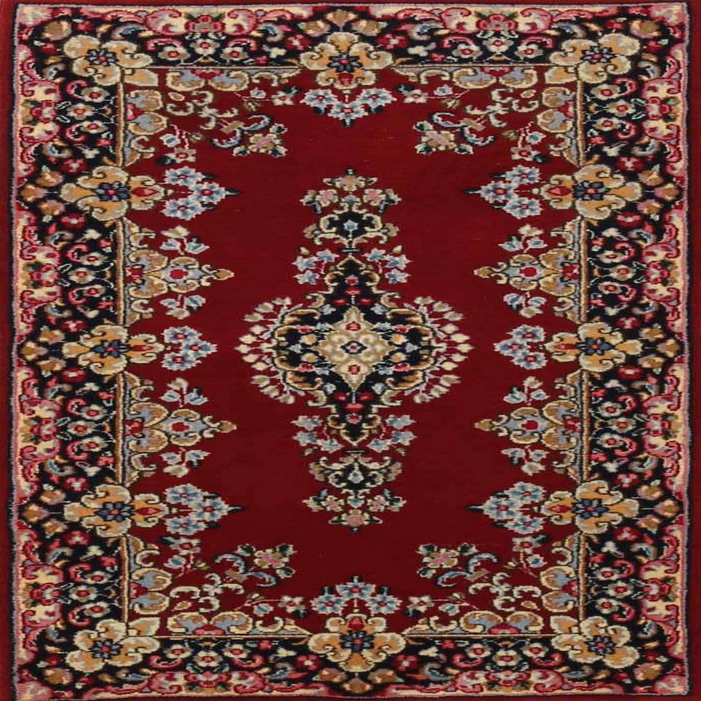 Ahgly Company Indoor Square Traditional Area Rugs, 5' Square