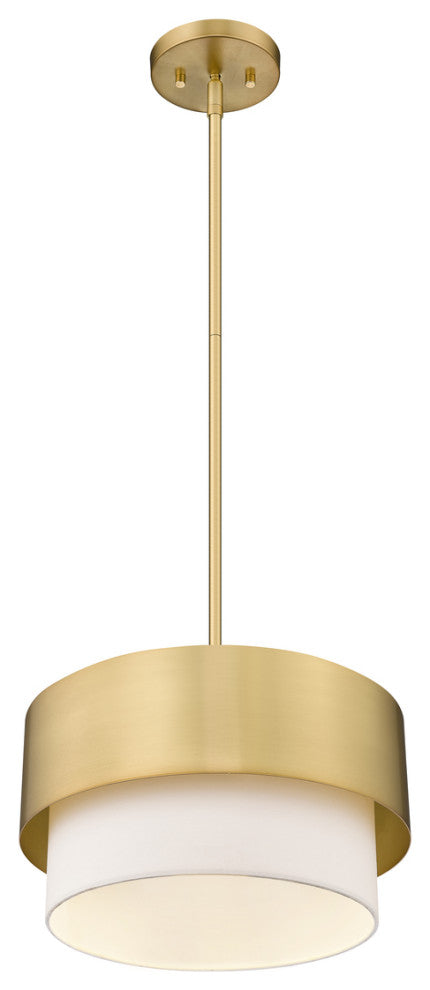 Z-LITE 1-Light Pendant, Modern Gold