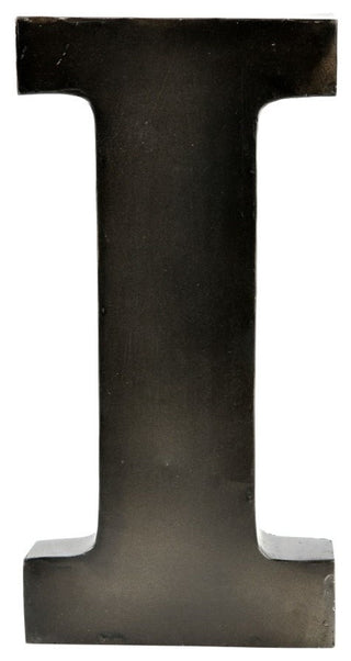 Metal Letter on Raw Metal Finish, 12"