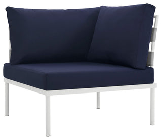 Harmony Outdoor Patio Aluminum Corner Sofa