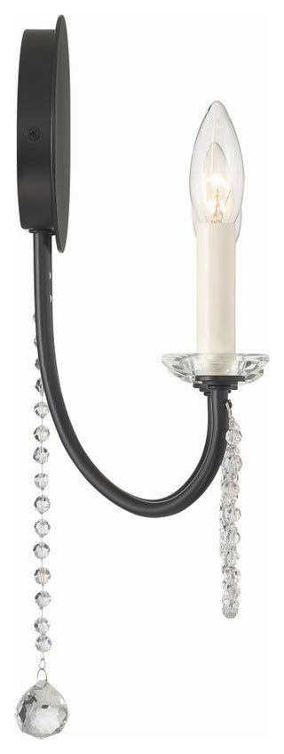 Delilah 2-Light Matte Black Wall Mount