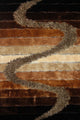 4'x6' Shaggy Brown Area Rug For Indoor Bedroom