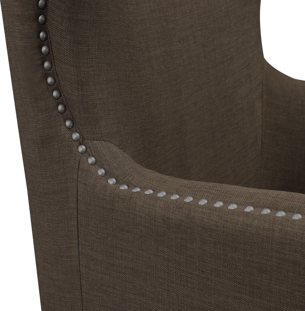 Picket House Furnishings Avery Accent Arm Chair, Chocolate