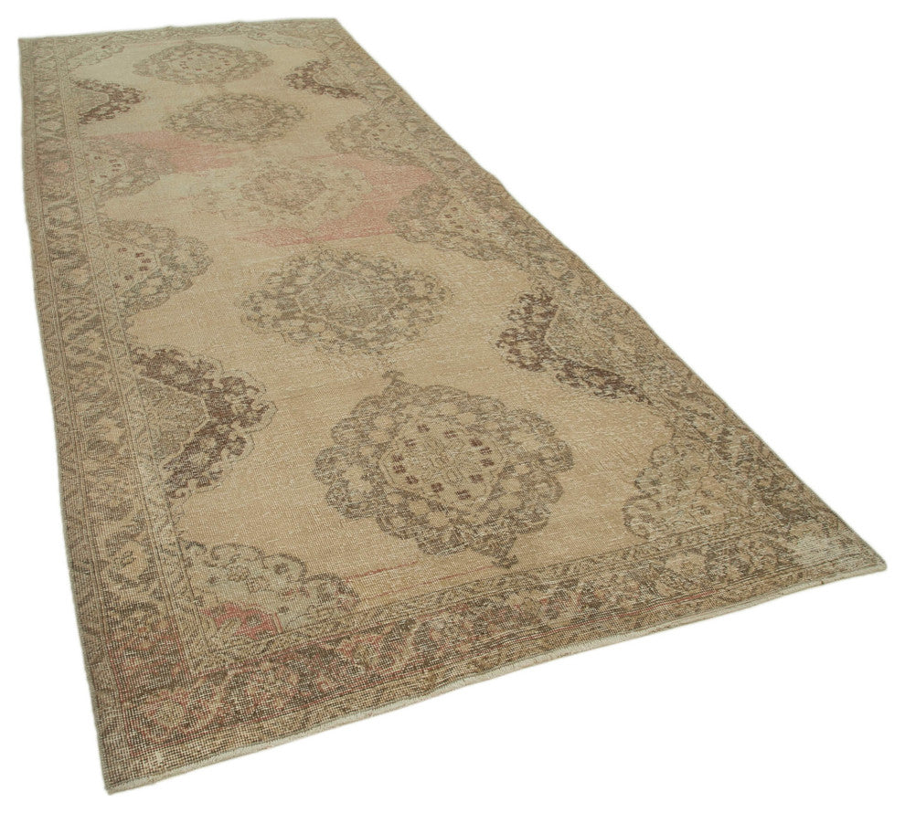 Rug N Carpet - Handmade Turkish 5' 0" x 12' 9" Unique Runner Rug
