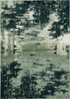 HomeRoots 6' x 9' Polyester Silver Charcoal Area Rug