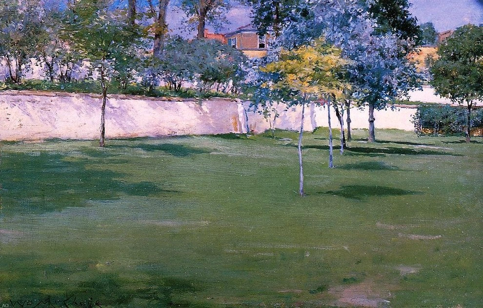 William Merritt Chase Brooklyn Navy Yard, 18"x27" Wall Decal