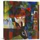 "A Market In Tunis" Artwork, 19" x 22"
