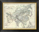 "Asia, 1861" Framed Canvas Giclee by Alexander Keith Johnston, 26x21"