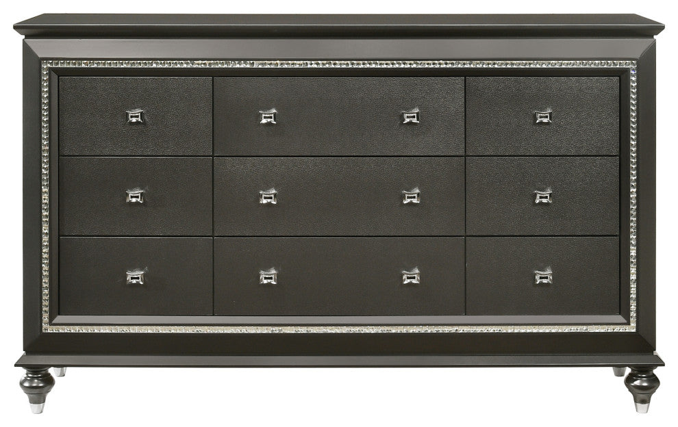 ACME Kaitlyn Dresser, Metallic Gray