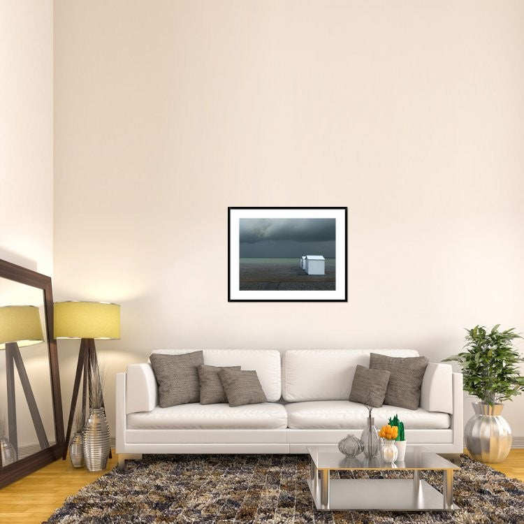 "Beachhouses" Framed Digital Print by Elisabeth Wehrmann, 40x32"