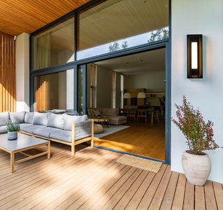 Zlite 520M-BK-LED 1-Light Outdoor Wall Sconce, White