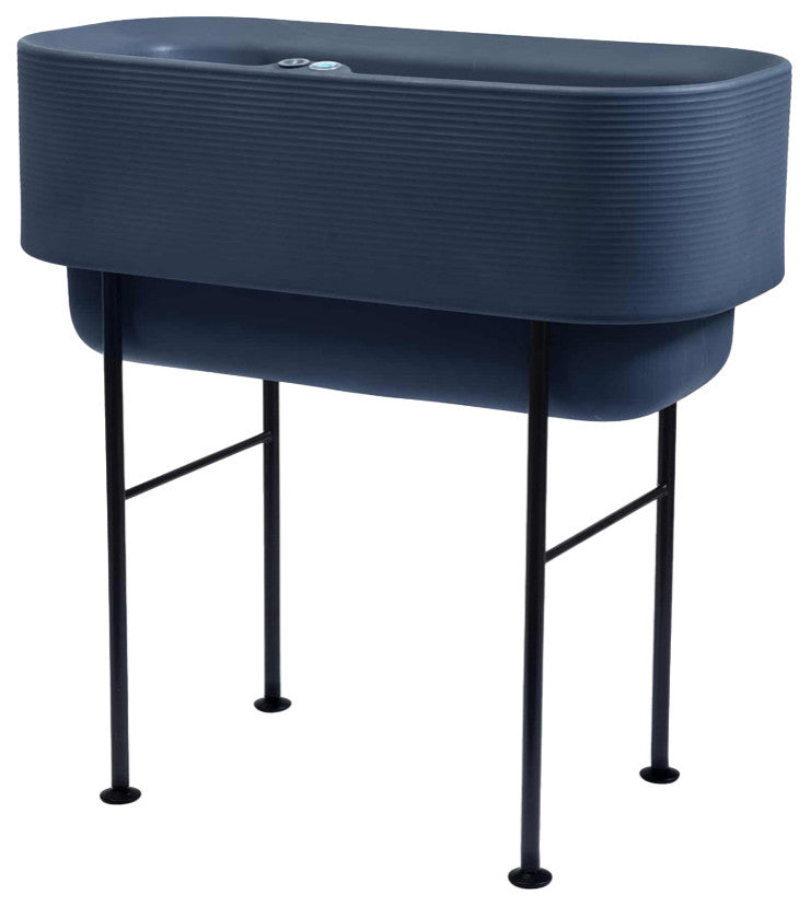 Nest Raised Planter, Midnight, 30"