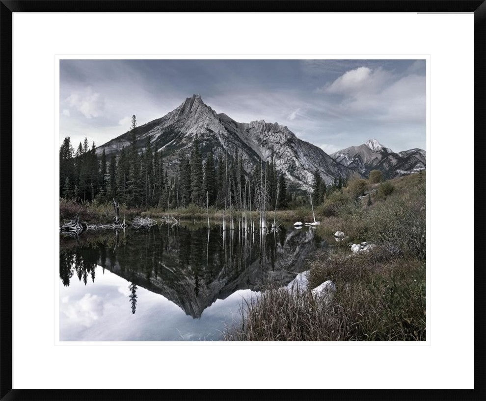 "Mount Lorette, Alberta, Canada" Framed Digital Print by Tim Fitzharris, 32x26"