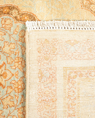 Mogul, One-of-a-Kind Hand-Knotted Area Rug Yellow, 4' 9" x 6' 7"