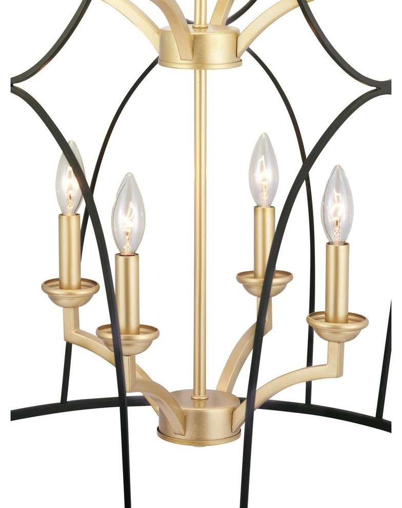 Landree Collection 8-Light Foyer, Black