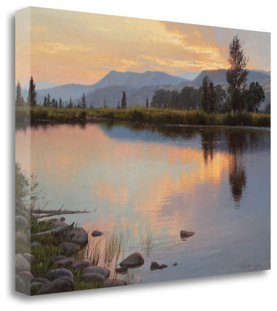 "Tranquil Evening" By Jay Moore, Giclee Print on Gallery Wrap Canvas