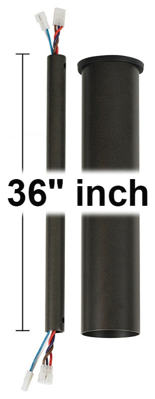 Monte Carlo DRM36BZ 36" Minimalist Downrod, Bronze