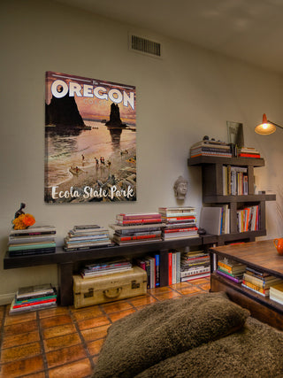 "Travel Oregon" Painting Print on Wrapped Canvas