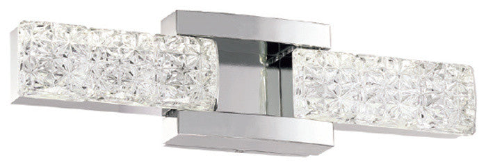 Modern Forms Sofia 19" LED Bath Vanity and Wall Light, Polished Nickel