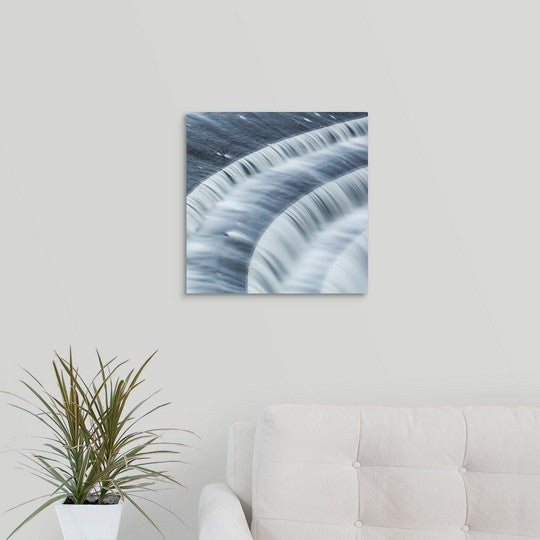 "Timeless Flow" Wrapped Canvas Art Print, 16"x16"x1.5"