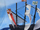 Santa Maria Model Ship in a Glass Bottle, 9"