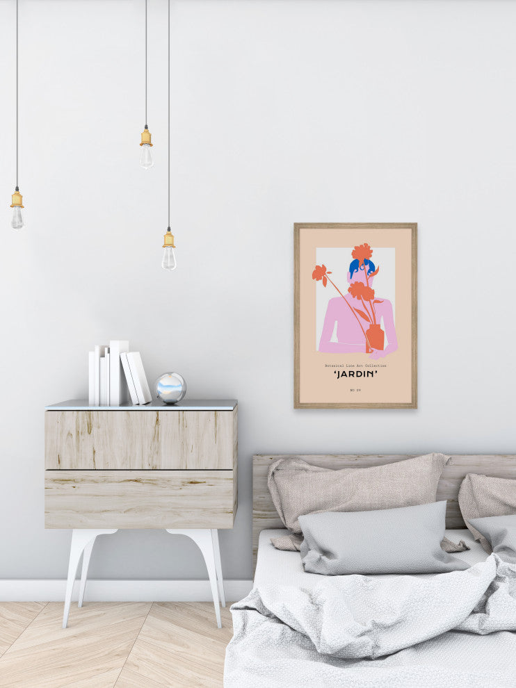 "Jardin No 09" Framed Painting Print, 30x45