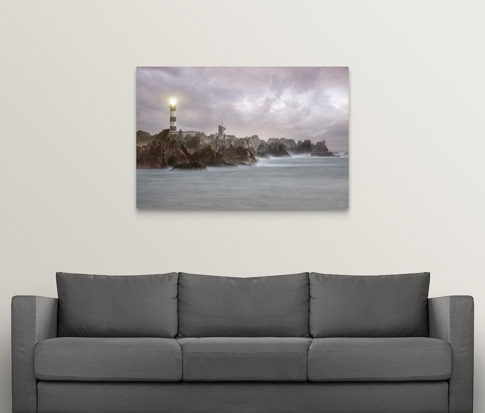 "Bretagne, Pointe de Beg Biniglou" Wrapped Canvas Art Print, 48"x32"x1.5"