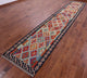 Kilim Flat Weave Wool On Wool Reversible Runner Rug 2' 10" X 16' 1" Q9465