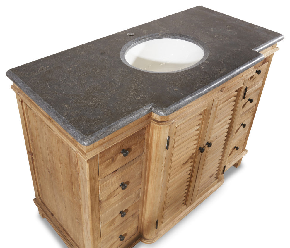 48" Reclaimed Pine Single Bath Vanity