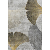 Premium Machine Washable Mayfield AMF626 Gray 9' x 12' Rug