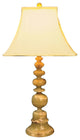31" Tall Marble Table Lamp "Pandora", Beige