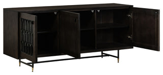 Gatsby Oak and Metal Buffet Cabinet