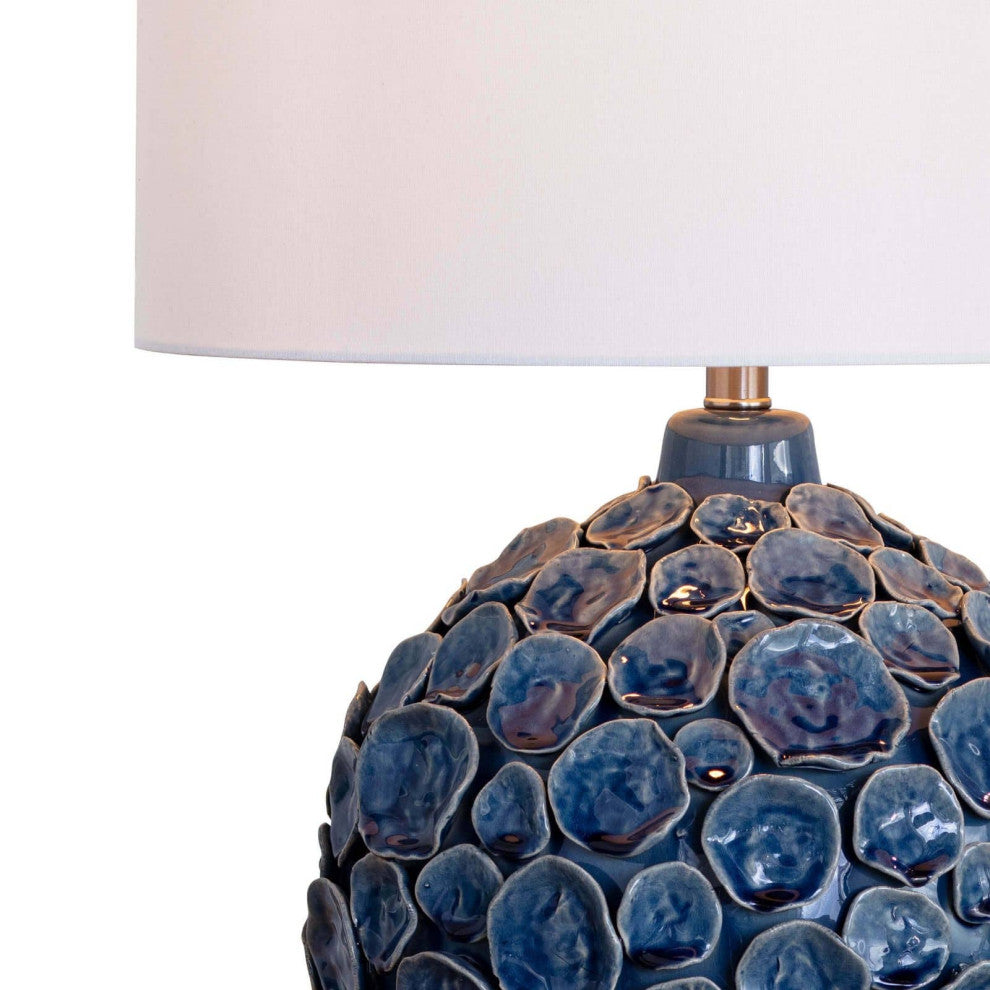 Lucia Ceramic Table Lamp, Blue