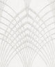 Structures Textured Wallpaper, Arches, 32277, White Gray, Sample