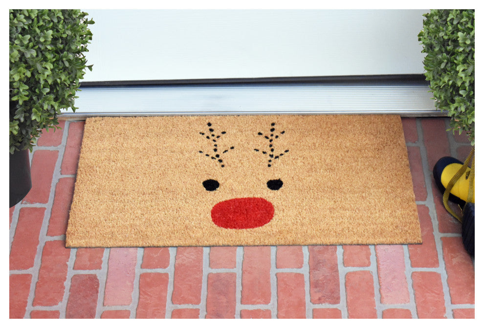 Rudolph Doormat, 36x72