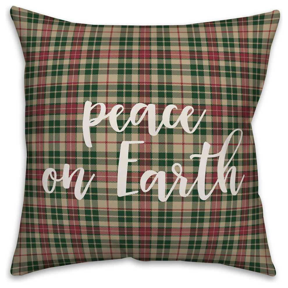 Better Not Pout, Gray 18x18 Throw Pillow Cover