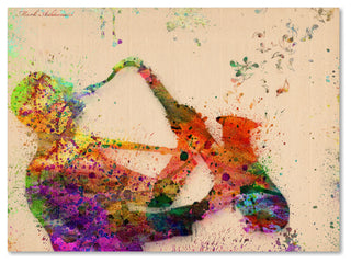 'Saxophone' Canvas Art by Mark Ashkenazi