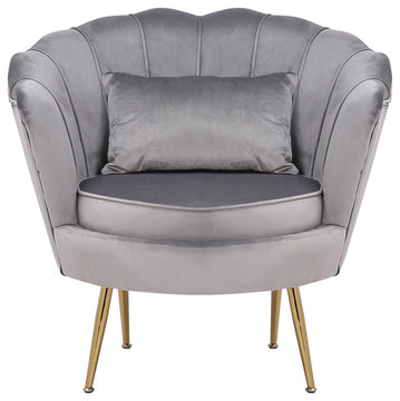 Queen Lounge Chair, Gray